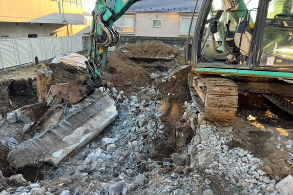 木造２階建解体工事のイメージ画像